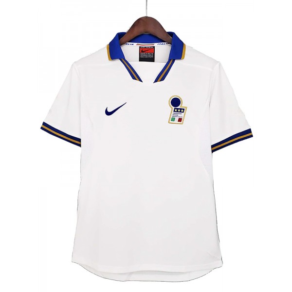 Italy away jersey second soccer uniform men's football kit top shirt 1996-1997